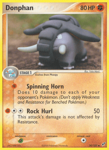 Carta Donphan 30/107 do set Deoxys — Pokémon TCG | Bynx