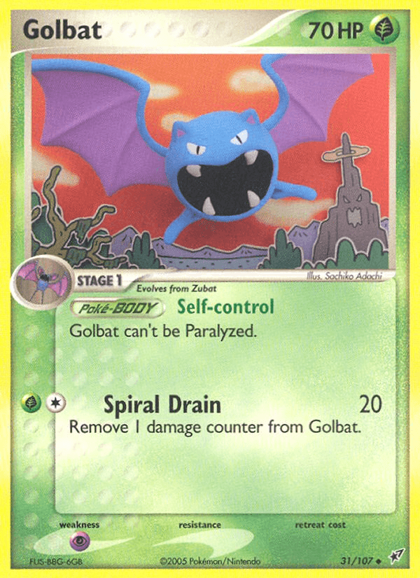 Carta Golbat 31/107 do set Deoxys — Pokémon TCG | Bynx