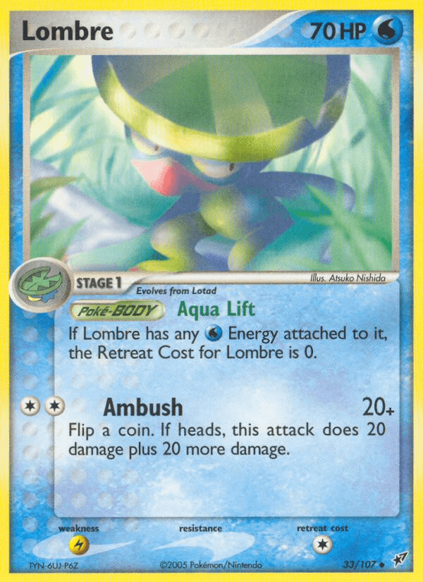 Carta Lombre 33/107 do set Deoxys — Pokémon TCG | Bynx
