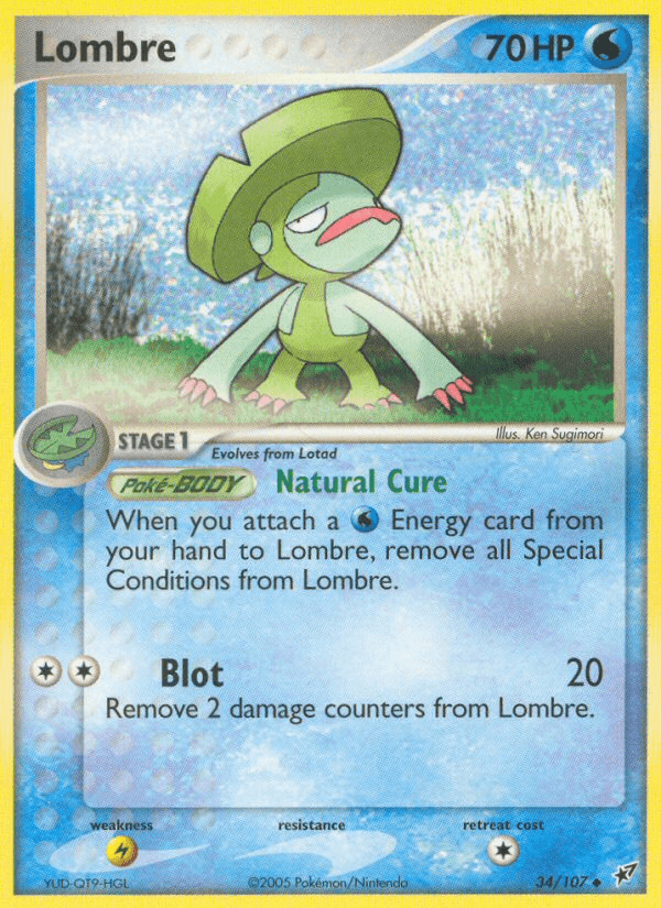 Carta Lombre 34/107 do set Deoxys — Pokémon TCG | Bynx