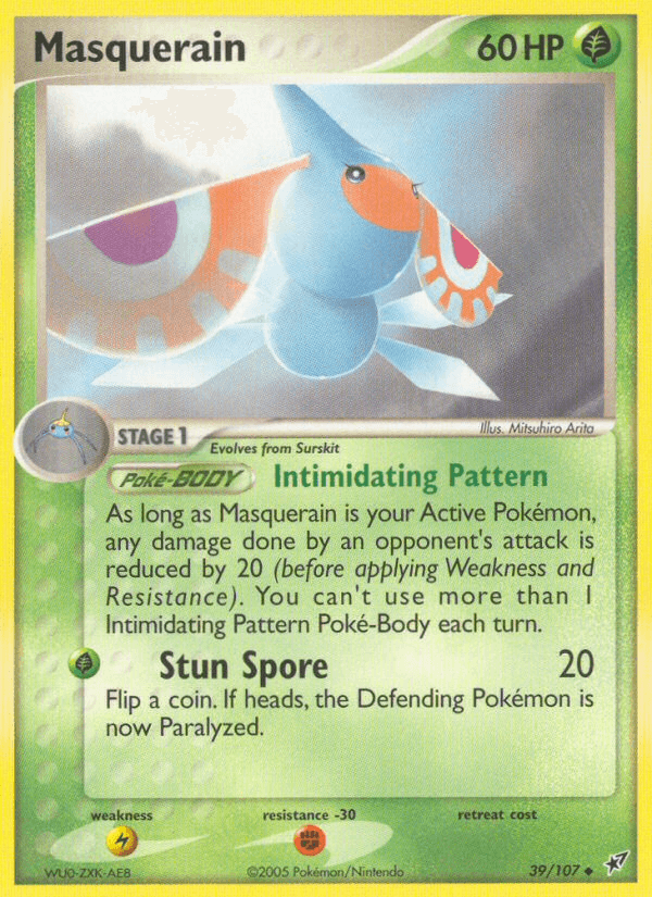 Carta Masquerain 39/107 do set Deoxys — Pokémon TCG | Bynx