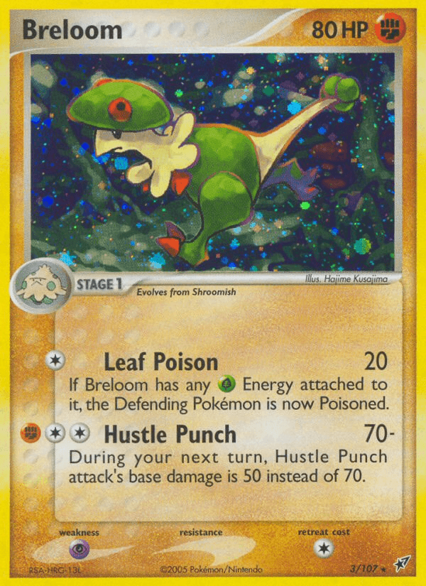 Carta Breloom 3/107 do set Deoxys — Pokémon TCG | Bynx