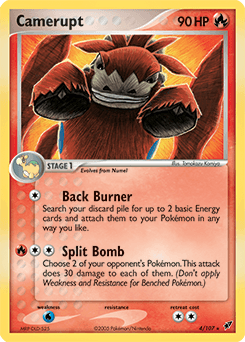 Camerupt 4/107 — EX Deoxys