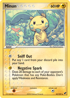 Minun 41/107 — EX Deoxys