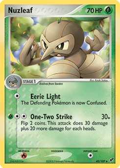Nuzleaf 43/107 — EX Deoxys