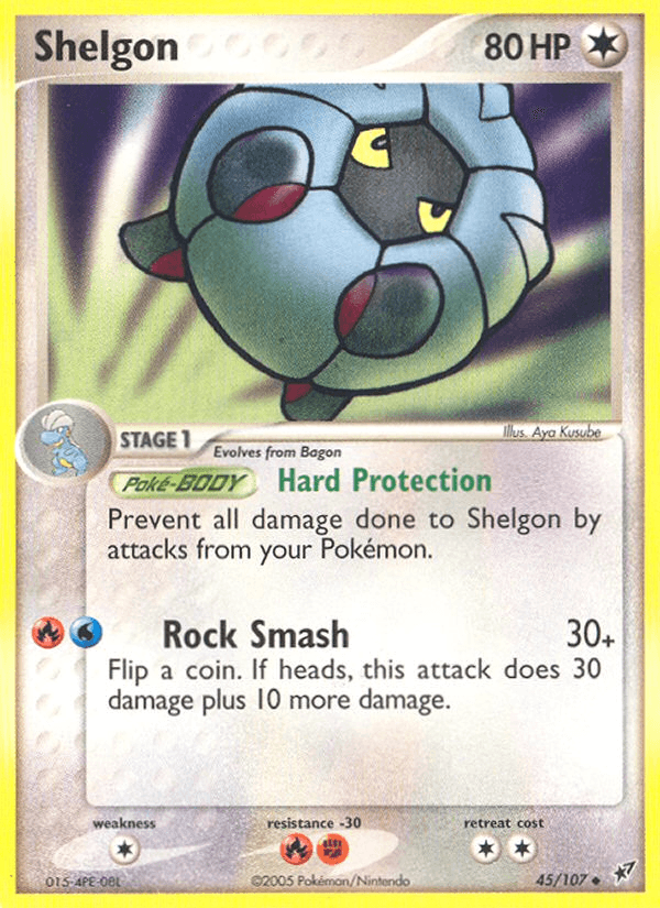 Carta Shelgon 45/107 do set Deoxys — Pokémon TCG | Bynx