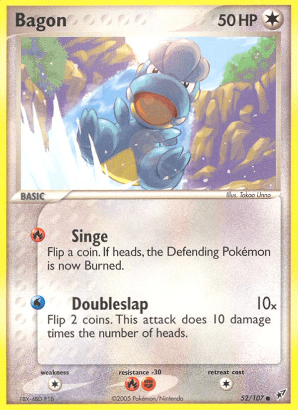 Carta Bagon 52/107 do set Deoxys — Pokémon TCG | Bynx