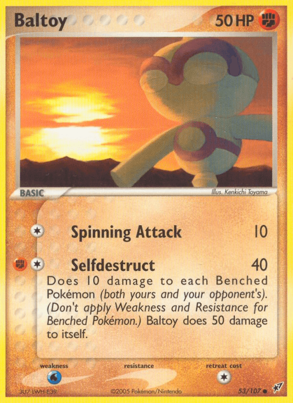 Carta Baltoy 53/107 do set Deoxys — Pokémon TCG | Bynx