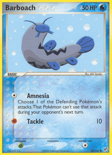 Carta Barboach 54/107 do set Deoxys — Pokémon TCG | Bynx