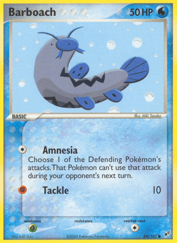 Carta Barboach 54/107 do set Deoxys — Pokémon TCG | Bynx