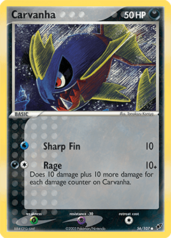 Carvanha 56/107 — EX Deoxys
