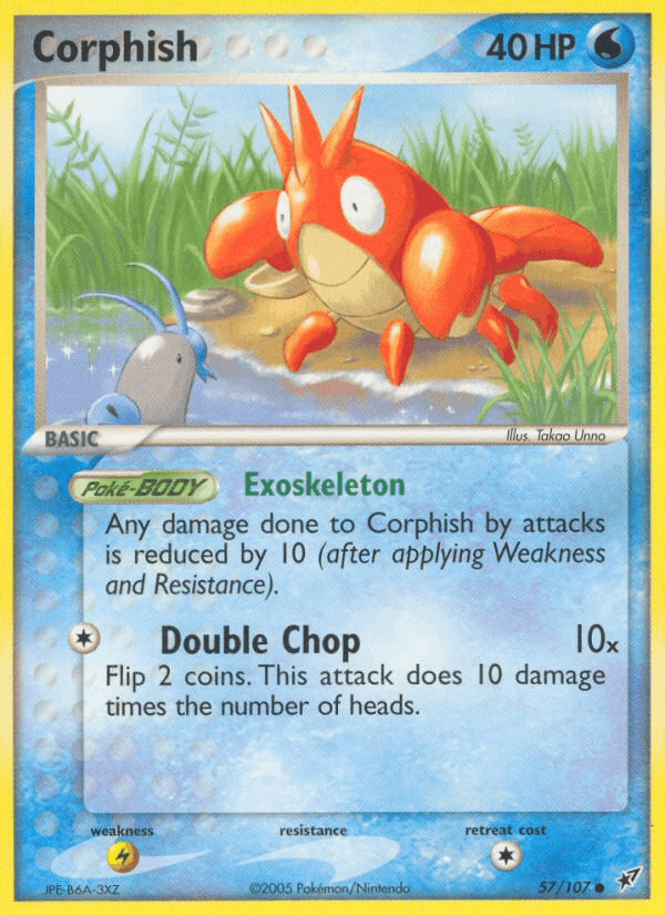 Carta Corphish 57/107 do set Deoxys — Pokémon TCG | Bynx