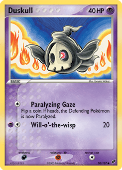 Duskull 58/107 — EX Deoxys
