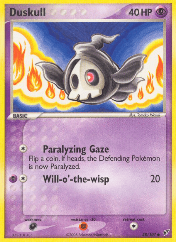 Carta Duskull 58/107 do set Deoxys — Pokémon TCG | Bynx