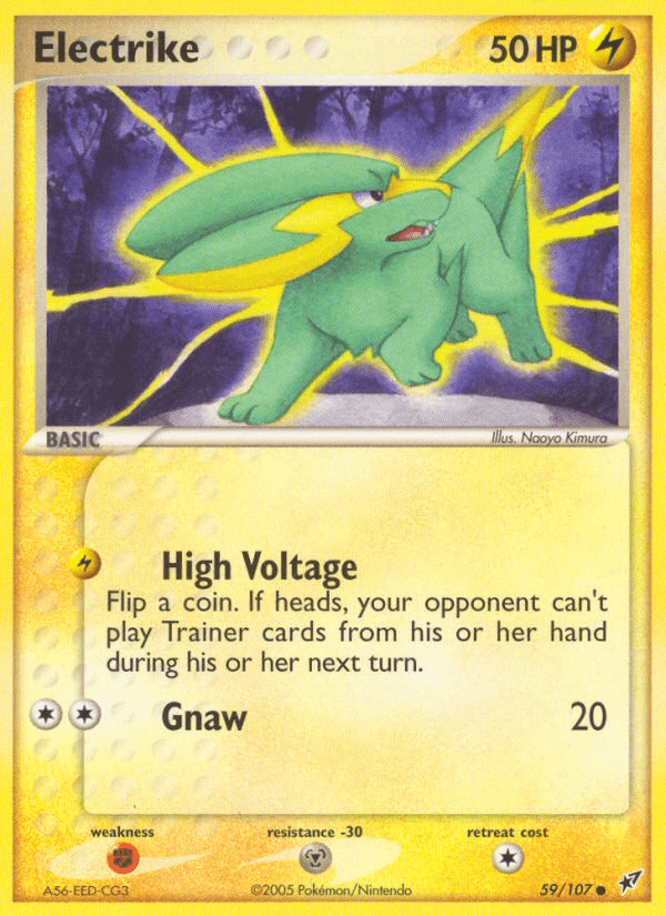 Carta Electrike 59/107 do set Deoxys — Pokémon TCG | Bynx