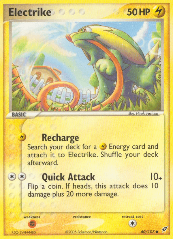 Carta Electrike 60/107 do set Deoxys — Pokémon TCG | Bynx