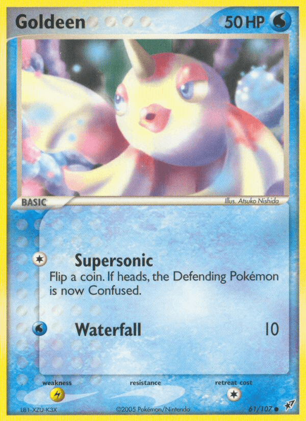 Carta Goldeen 61/107 do set Deoxys — Pokémon TCG | Bynx