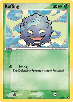 Koffing 62/107 — EX Deoxys