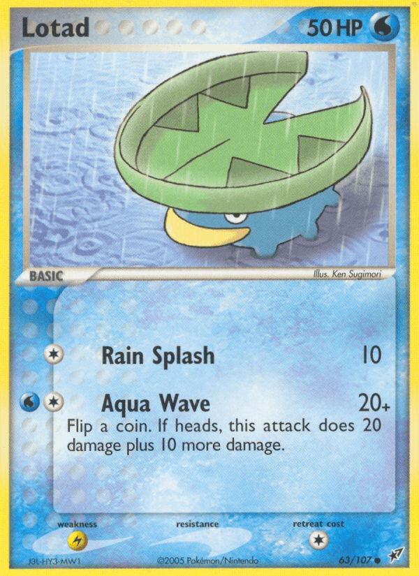 Carta Lotad 63/107 do set Deoxys — Pokémon TCG | Bynx