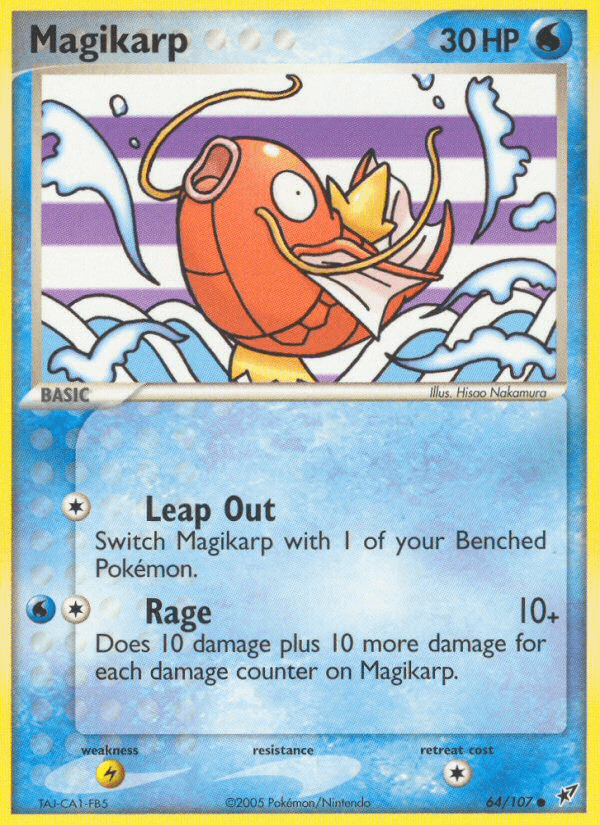 Carta Magikarp 64/107 do set Deoxys — Pokémon TCG | Bynx