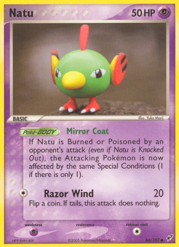 Carta Natu 66/107 do set Deoxys — Pokémon TCG | Bynx