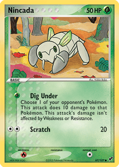 Nincada 67/107 — EX Deoxys