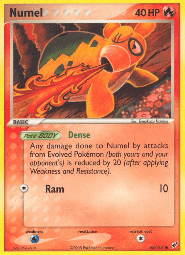 Carta Numel 68/107 do set Deoxys — Pokémon TCG | Bynx