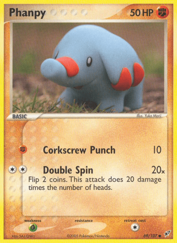 Carta Phanpy 69/107 do set Deoxys — Pokémon TCG | Bynx