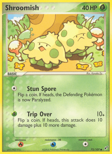 Carta Shroomish 72/107 do set Deoxys — Pokémon TCG | Bynx