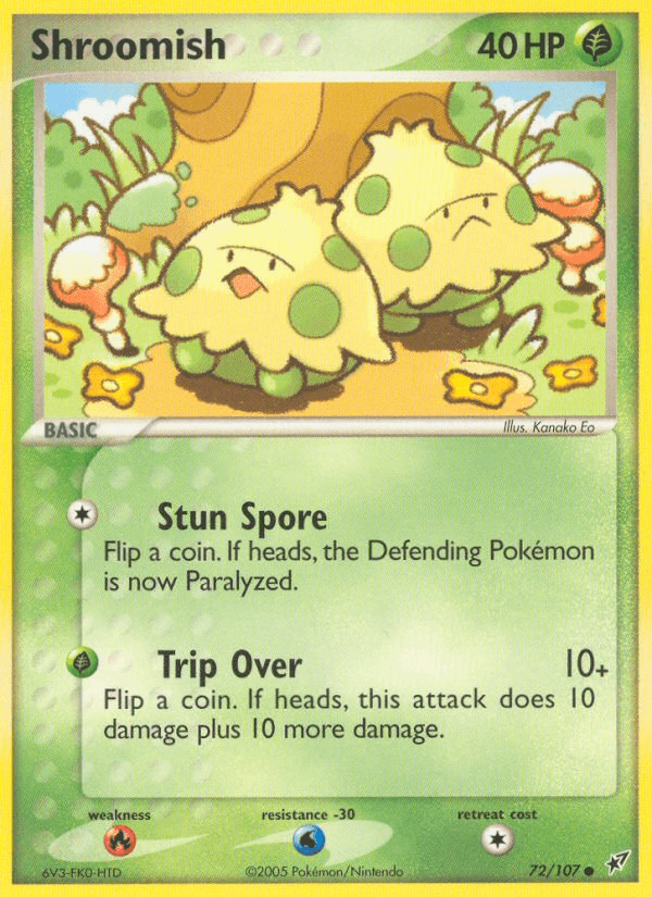 Carta Shroomish 72/107 do set Deoxys — Pokémon TCG | Bynx