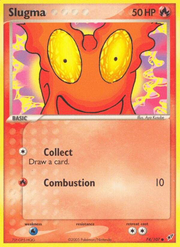 Carta Slugma 74/107 do set Deoxys — Pokémon TCG | Bynx