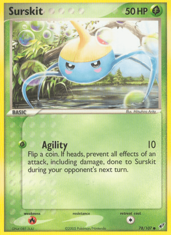 Carta Surskit 78/107 do set Deoxys — Pokémon TCG | Bynx
