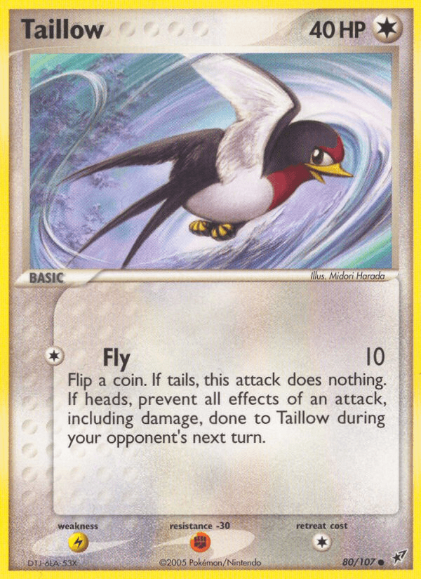 Carta Taillow 80/107 do set Deoxys — Pokémon TCG | Bynx