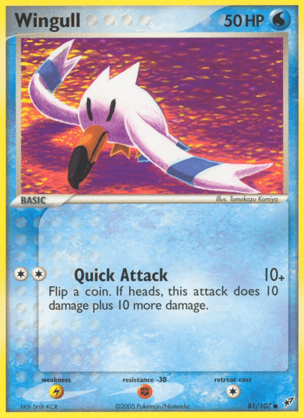 Carta Wingull 81/107 do set Deoxys — Pokémon TCG | Bynx