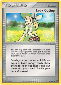 Lady Outing 87/107 — EX Deoxys