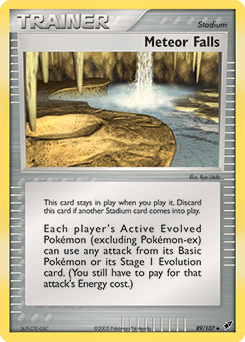 Meteor Falls 89/107 — EX Deoxys