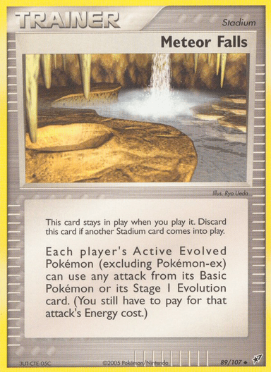 Carta Meteor Falls 89/107 do set Deoxys — Pokémon TCG | Bynx