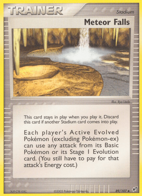 Carta Meteor Falls 89/107 do set Deoxys — Pokémon TCG | Bynx