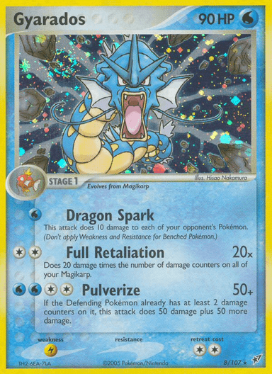 Carta Gyarados 8/107 do set Deoxys — Pokémon TCG | Bynx
