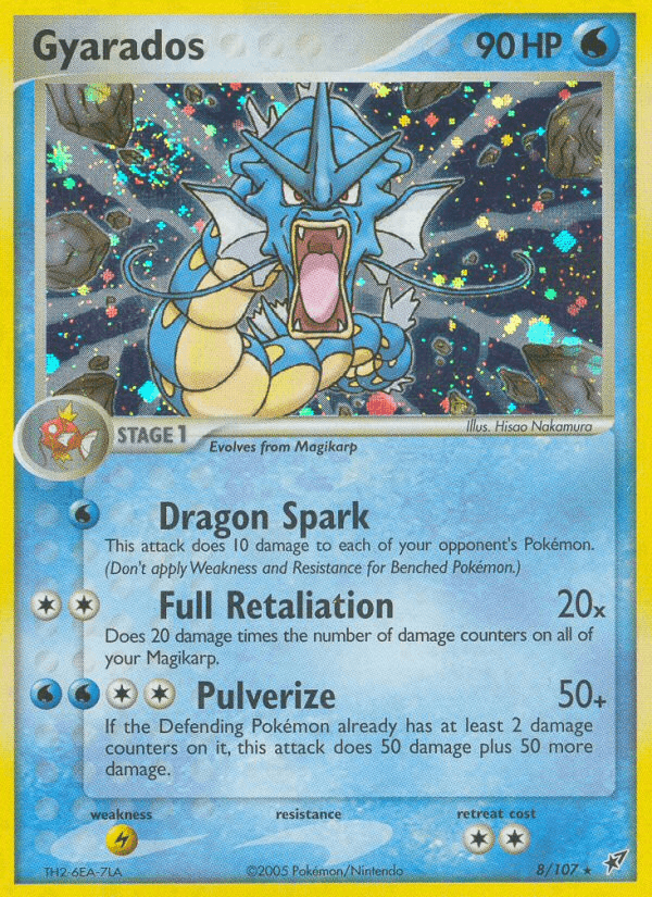 Carta Gyarados 8/107 do set Deoxys — Pokémon TCG | Bynx