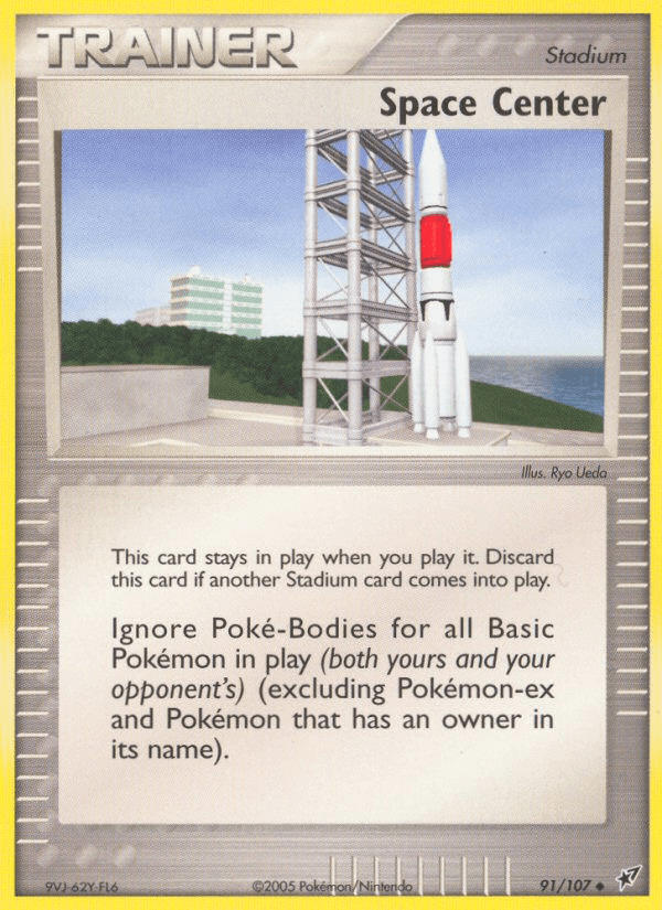 Carta Space Center 91/107 do set Deoxys — Pokémon TCG | Bynx