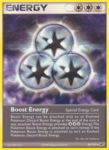 Carta Boost Energy 93/107 do set Deoxys — Pokémon TCG | Bynx