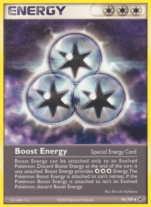 Carta Boost Energy 93/107 do set Deoxys — Pokémon TCG | Bynx