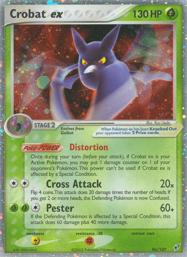 Carta Crobat ex 96/107 do set Deoxys — Pokémon TCG | Bynx
