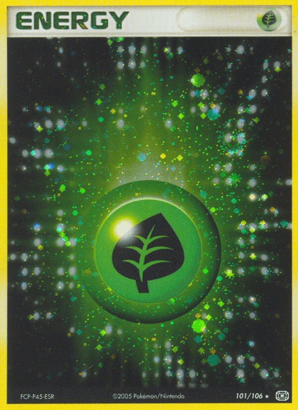 Carta Grass Energy 101/106 do set Emerald — Pokémon TCG | Bynx