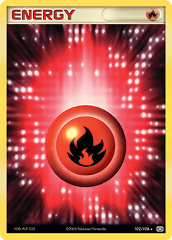 Fire Energy 102/106 — EX Esmeralda