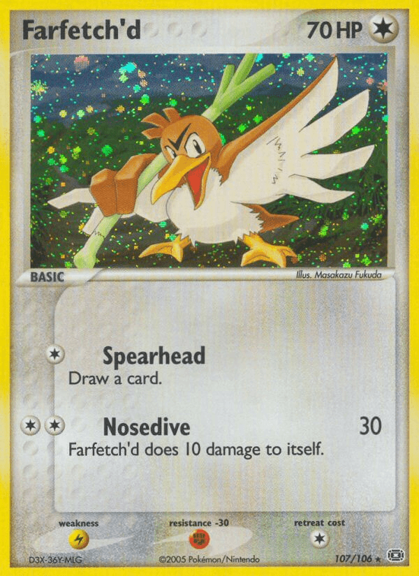 Carta Farfetch'd 107/106 do set Emerald — Pokémon TCG | Bynx