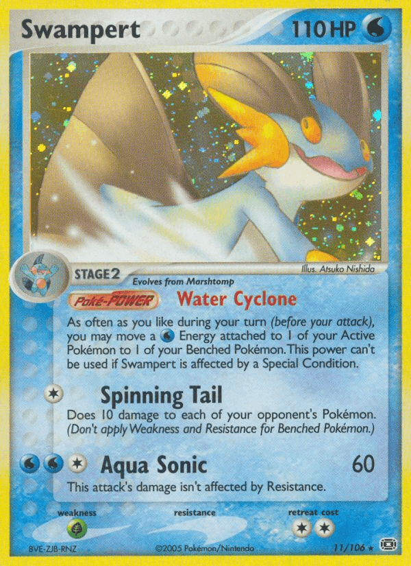 Carta Swampert 11/106 do set Emerald — Pokémon TCG | Bynx