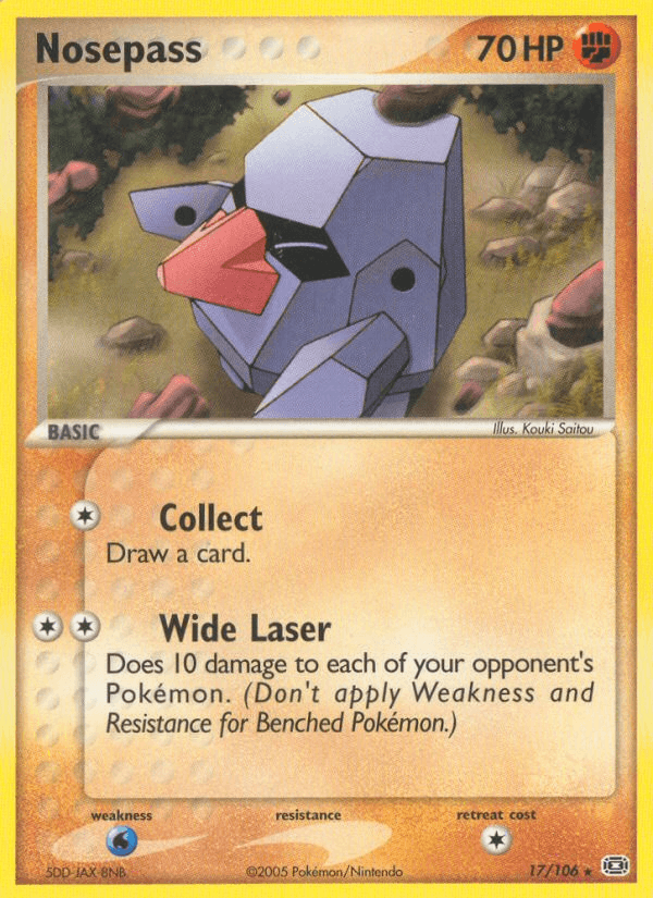 Carta Nosepass 17/106 do set Emerald — Pokémon TCG | Bynx