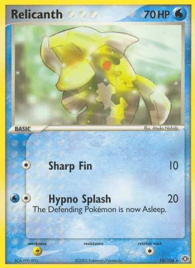 Carta Relicanth 18/106 do set Emerald — Pokémon TCG | Bynx